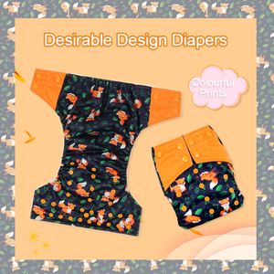 Подгузник Famicheer pocket из бамбукового угля, Моющиеся Многоразовые детские тканевые подгузники, один размер с вставкой - Product Image 2