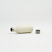 Bouteille d'eau sport JWAY Custom Cola, design rond et robuste, en acier inoxydable 304, 17 oz (500 ml), thermos isotherme pour cola.