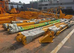 Grúa Torre QTZ80 (TC5513) en Oferta, Capacidad de Carga 6t, Carga de Descarga 1.3t, Longitud de Brazo 55m, para Obras de Construcción, Puertos y Hafenidades - Product Image 2