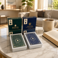 Jeu de cartes à jouer 100 % opaques, personnalisables en matière/taille/traitement de surface, conçues spécifiquement pour les jeux de casino