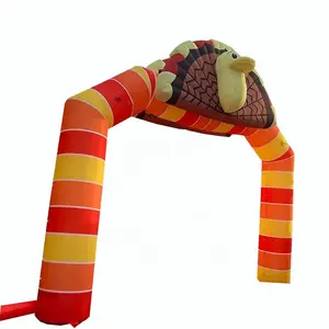 Giant Inflatable Turkey Arch Archway for Christmas Thanksgiving Day Outdoor Decorations Display