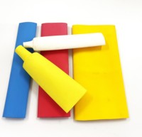 2:1 gaine d'isolation thermorétractable à paroi unique colorée thermorétractable à paroi mince gaine d'isolation thermorétractable pour câble métallique