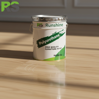 Revêtement liquide en polyuréthane écologique Runshine de qualité supérieure, transparent, haute brillance, durable, peinture pour meubles en bois, laque