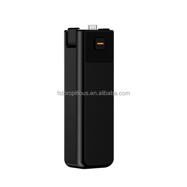 Portable Battery Handle for DJI Osmo Pocket3 Handheld Power Bank Camera Charger Accessories Built-in 5000mAh Battery