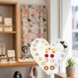 Vendita all'ingrosso di tendenza fatta a mano in stile coreano orecchini pendenti di strass ciondolo religioso gioielli di moda per le donne vendita calda - Product Image 3