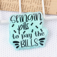 Pendentif de bijoux mignon en forme de personnage de dessin animé, patch acrylique à dos plat, accessoires DIY, personnalisation de bijoux disponible