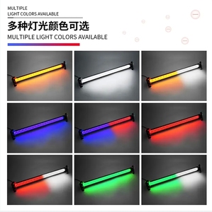 2024 новейшие однорядные многофункциональные светодиодные световые решетки, стробоскопическая вспышка заднего окна, сигнальная лампа на крыше для автомобилей, внедорожных - Product Image 3