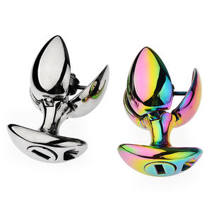 Brinquedo Erótico Adulto: <span class=keywords><strong>Plug</strong></span> Anal e Dilatador com Trava Oculta e Função de Abertura/Fechamento - Modelo de Metal Divertido 000 - Product Image 1