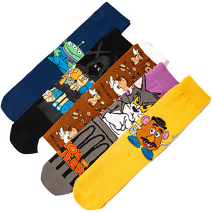 WZ171 nuovissimi calzini <span class=keywords><strong>divertenti</strong></span> <span class=keywords><strong>uomo</strong></span> tubo cotone calzino Casual da <span class=keywords><strong>uomo</strong></span> in cotone <span class=keywords><strong>calze</strong></span> Anime gatto topo alto equipaggio per l'autunno - Product Image 2