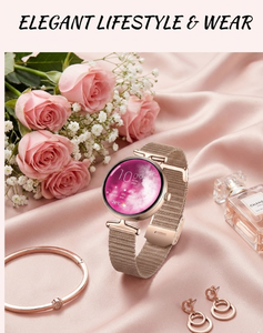 Nouvelle montre connectée pour femmes V81, écran AMOLED <span class=keywords><strong>de</strong></span> 1,19 pouce, appels Bluetooth, étanche, moniteur <span class=keywords><strong>de</strong></span> santé, montre connectée pour femmes OEM - Product Image 3