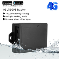 Pelacak mobil portabel 4G nirkabel GPS magnetis Mode bangun beragam GPS untuk aset