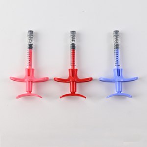 Seringue en verre de beauté de 1 ml (1 <span class=keywords><strong>cc</strong></span>) à poignée large pour acide hyaluronique et produits de comblement - Product Image 1