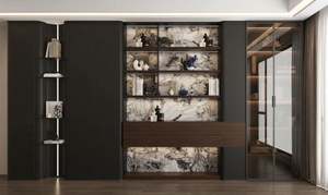 Estante de almacenamiento, armario, librería, estante de almacenamiento, muebles de sala de estar, estantería de almacenamiento, estantería de madera, gran espacio de madera - Product Image 4