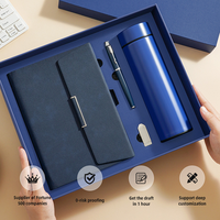 Maßgeschneidertes ODM Business Edelstahl Loseblatt-Notizbuch Geschenkbox-Set Hochwertiges Konferenz-Logo Firmen-Jahresgeschenk-Set