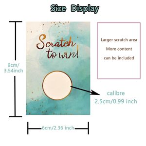 120 miếng Cào thẻ cá nhân Thẻ quà tặng trống cho kỳ nghỉ với kiệt tác của riêng bạn - Product Image 2