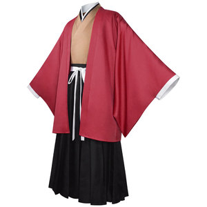 Disfraz de Cosplay de Yoriichi Tsugikuni para Hombre, Kimono de Anime, Traje de Demon Slayer, Talla Adulto, Conjunto de 5 Piezas con Top - Product Image 4