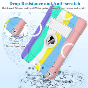 ที่กําหนดเองสีAnti-Dropซิลิโคน + Hard PCสําหรับiPad 10.2 9th Gen 2019/2020/2021 สําหรับหญิงผู้<span class=keywords><strong>หญิง</strong></span> - Product Image 4