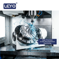 Centro de Mecanizado Vertical CNC de 5 Ejes Leyo U300, Fresadora CNC de Alta Resistencia BT40, Estilo Fanuc Robodrill