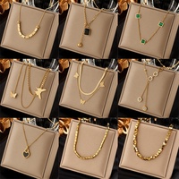 QY041 acier inoxydable sans ternissement couleur or chaîne épaisse collier collier ras du cou pour les femmes Punk Hip-Hop mode lien bijoux