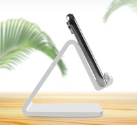 Support de bureau en plastique bleu orange rose blanc ABS pour téléphone portable et tablette pour ipad support de bureau pour téléphone portable