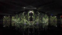 Écran de projection holographique extérieur en maille 3d de 1,5x1m, projection arrière et avant 3d Holo-gaze