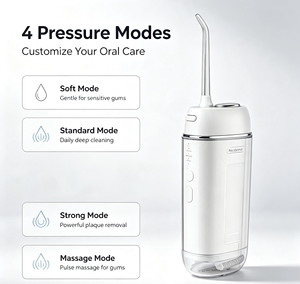 <span class=keywords><strong>Irrigador</strong></span> Bucal Recargable Eisler W8, <span class=keywords><strong>Irrigador</strong></span> Dental Inalámbrico Portátil, Limpiador de Dientes con Chorro de Agua, 4 Modos, USB, IPX7, OEM - Product Image 3