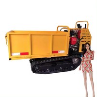 Minidumper 300KG Elektrischer Mini-Muldenkipper 4WD Hydraulischer Mini-Dumper zum Verkauf