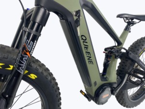 Bicicleta Eléctrica de Montaña Queene Super Carbon Fiber M600 Mid Drive Mountain 73 MTB - Product Image 3