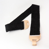 Fournisseur professionnel personnalisé, ceintures élastiques amincissantes, jeunes filles, mode, ceinture tressée en paille, ceinture élastique habillée pour dames