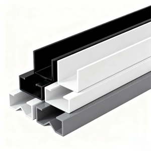 Custom Extruded <strong>Plastic</strong> Framing Industrial Refrigerator <strong>Window</strong> Door Frame Door Protection OEM ODM Extrusion Railings Cutting - Product Image 4