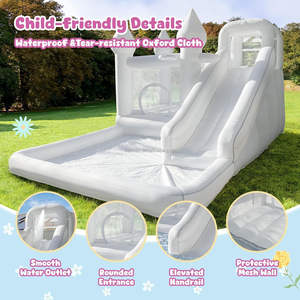 <span class=keywords><strong>Location</strong></span> de fête 14 pieds Oxford géant sautant blanc <span class=keywords><strong>avec</strong></span> <span class=keywords><strong>piscine</strong></span> <span class=keywords><strong>d</strong></span>'eau gonflable enfants château plein <span class=keywords><strong>d</strong></span>'entrain <span class=keywords><strong>maison</strong></span> de rebond <span class=keywords><strong>avec</strong></span> toboggan Combo blanc - Product Image 3