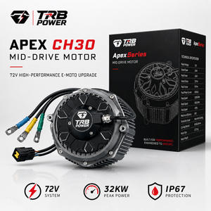 Motore Elettrico TRB APEX CH30 72V 32KW ad Alte Prestazioni per Moto Elettriche, Dirt Bike <span class=keywords><strong>e</strong></span> Upgrade Fuoristrada - Product Image 1