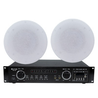 Amplificateur de puissance pour home cinéma professionnel, amplificateur audio PA de classe D à 4 canaux haute puissance, 2*200 Watts pour système de home cinéma