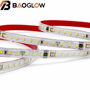 ไฟ LED แบบเทป 120LED/M 2835 LED AC220V 10W/M 8 มม. แผ่นทองแดง 25/50 IP65 กาวกันน้ำ ตัดได้ทุกๆ 10 ซม. หลายค่า CCT ไฟส่องสว่างภายนอกอาคาร - Product Image 2