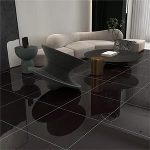 Piastrelle nere <span class=keywords><strong>cioccolato</strong></span> porcellana 40X40 pavimento 60X60 piastrella lucida vetrosa - Product Image 4