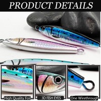 Leurre de pêche en métal coulant Alpha 3D, jigging, appâts de pêche, matériel de pêche