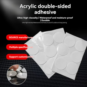 Acrylic liền mạch hai mặt băng, tròn và vuông trong suốt Acrylic liền mạch hai mặt băng, bóng nano Dot keo - Product Image 3