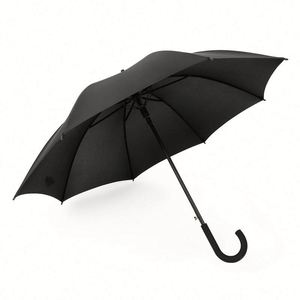 Long-handled Folding Golf <b>Umbrella</b> Curved Handle Semi-<b>automatic</b> Open Straight Shaft Business Gift Customizable logo Promotional - Product Image 5