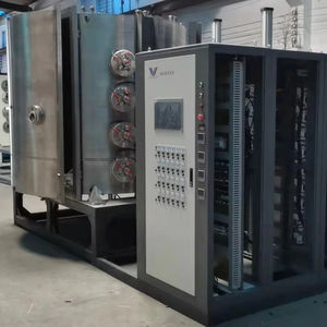 Machine de revêtement par pulvérisation magnétronique <span class=keywords><strong>MF</strong></span> - Ligne de production de revêtement sous vide avec substrat en cuivre, contrôle PLC, four de cuisson - Product Image 1