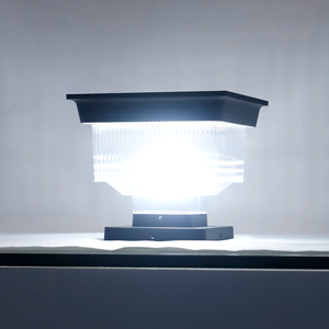 Solar Pillar Headlights Lamp <b>Light</b> Outdoor Gate <b>Lights</b> Mount <b>Led</b> Column Modern Square Head Wall Courtyard Solar Pillar SG-9 SG-9 - Product Image 2