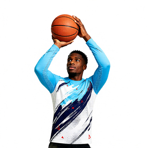 Uniformes <span class=keywords><strong>de</strong></span> Baloncesto Personalizados Fanshi para Hombre y Mujer, Conjuntos Transpirables <span class=keywords><strong>de</strong></span> Secado Rápido, Tallas Grandes, Ropa Deportiva <span class=keywords><strong>de</strong></span> Manga Larga para Entrenamiento <span class=keywords><strong>de</strong></span> Adultos - Product Image 1