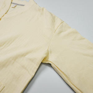 ชุดนอนถักของผู้หญิงผ้าคอตตอนออร์แกนิกเนื้อนุ่มระบายอากาศได้ดีพิมพ์โลโก้ได้อย่างยั่งยืน100% โลโก้แบบกำหนดเองได้อย่างหรูหราขนาดพิเศษสำหรับฤดูใบไม้ผลิ - Product Image 6