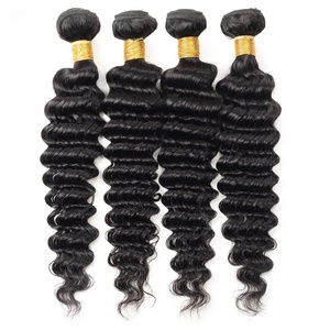 Extensiones de Cabello Humano 100% Naturales, Cabello Remy de Grado Profesional con Cutículas Alineadas, Ondulado Profundo, Trama Única a Máquina, Pueden Permanecer Rizadas - Product Image 5