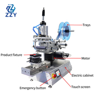 Machine d'étiquetage semi-automatique pour surfaces planes, pour flacons de gel à ongles, boîtes cosmétiques, pots, applicateur d'étiquettes, machine d'emballage