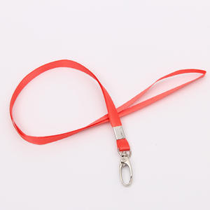 Lanière en nylon 1,0 m avec boucle en métal olive et badge de marque pour permis de travail, exposition et carte d'identité étudiant - Product Image 2