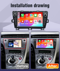 Estéreo <span class=keywords><strong>para</strong></span> <span class=keywords><strong>Auto</strong></span> Linux de 9 Pulgadas <span class=keywords><strong>para</strong></span> Prius XW30 2009-2017, Sistema Multimedia con CarPlay, GPS, Reproductor de MP3, DVD, Video y Pantalla - Product Image 4