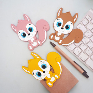 สร้อยคอซิลิโคนสำหรับเด็กทารก ปลอดสาร BPA รูปสัตว์การ์ตูนกระรอก ของเล่นนุ่มสำหรับกัดแทะ ช่วยบรรเทาอาการปวดฟัน - Product Image 3