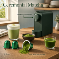 Capsules de thé matcha expresso pour le thé de l'après-midi, dosettes de latte au thé vert crémeux, compatibles avec les machines à café à portion individuelle, vente en gros