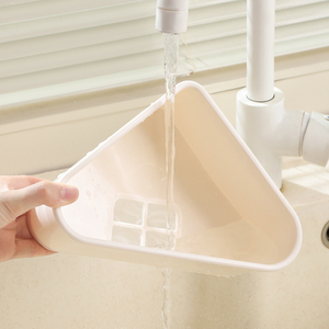Support OEM Panier de vidange triangulaire pour évier de cuisine, filtre à déchets alimentaires pour restes de fruits et légumes - Product Image 4