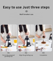 Blender et extracteur de jus 2-en-1 haute vitesse pour la cuisine, machine à smoothies professionnelle avec fonction de broyage pour la préparation des aliments